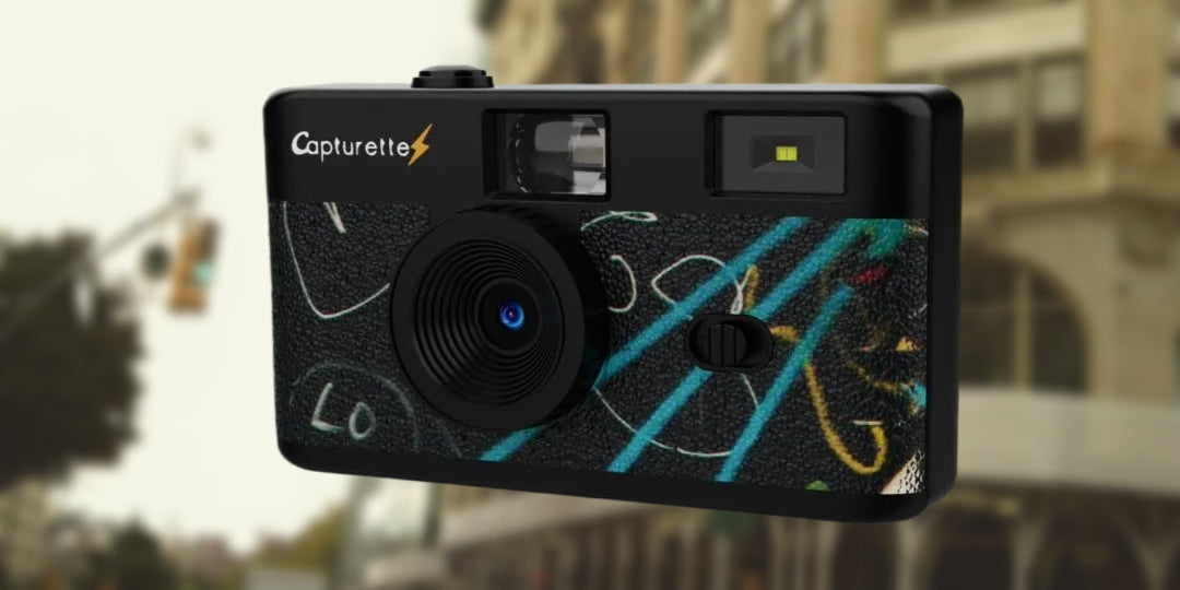 Graffiti Print - Vintage Digital Camera